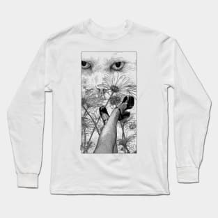 La rêverie interrompue (Torn from her lazy daydreaming) Long Sleeve T-Shirt